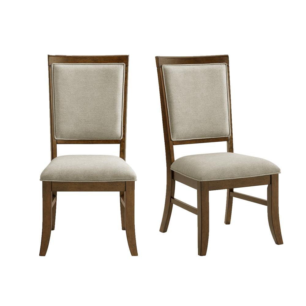 Picket House Furnishings - Stark Dining Side Chair with Grey Fabric in Cherry (2 Per Carton) - D-5210-5-SC veiw 1