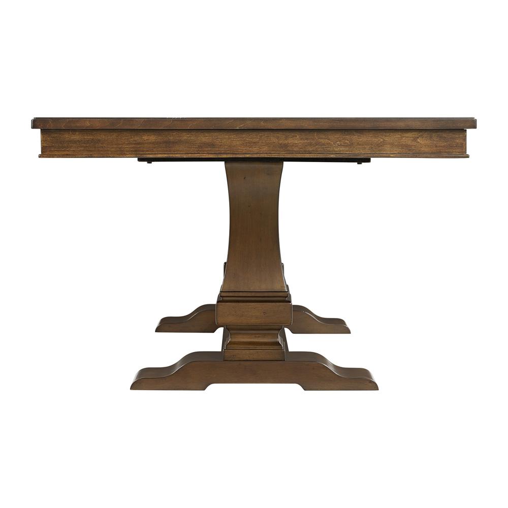 Picket House Furnishings - Stark Dining Table with with 18in Leaf in Cherry - D-5210-5-DT veiw 2