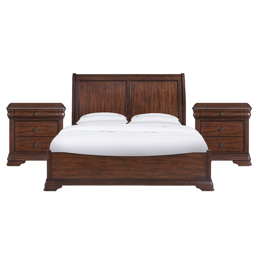 Picket House Furnishings - Stark King 3PC Bedroom Set in Cherry - B-5210-5-KB-NS2 view 1