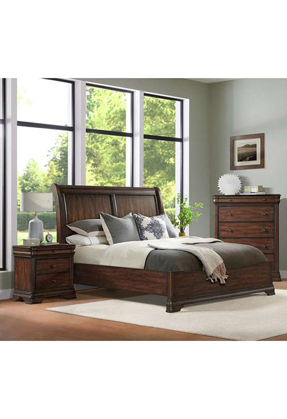 Picket House Furnishings - Stark King 3PC Bedroom Set in Cherry - B-5210-5-KB-3PC veiw 1