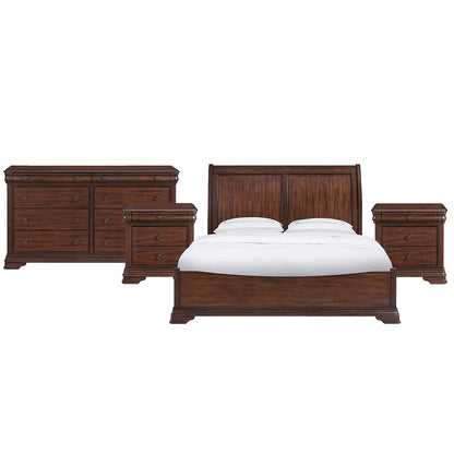 Picket House Furnishings - Stark King 4PC Bedroom Set in Cherry - B-5210-5-KB-NSDR view 1