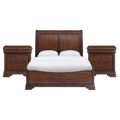 Picket House Furnishings - Stark Queen 3PC Bedroom Set in Cherry - B-5210-5-QB-NS2 view 1