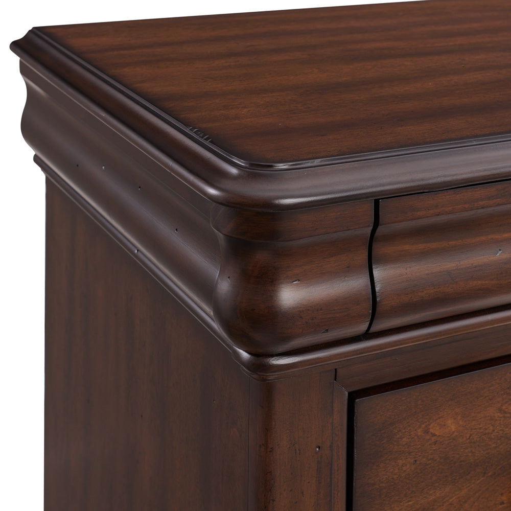 Picket House Furnishings - Stark Queen 5PC Bedroom Set in Cherry - B-5210-5-QB-NSDRC view 7