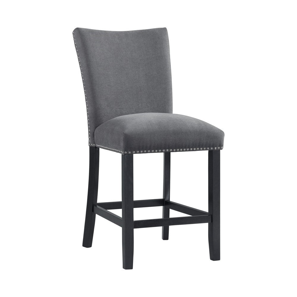 Picket House Furnishings - Stratton Counter Height Side Chair Set in Charcoal - CTC130CSC veiw 2