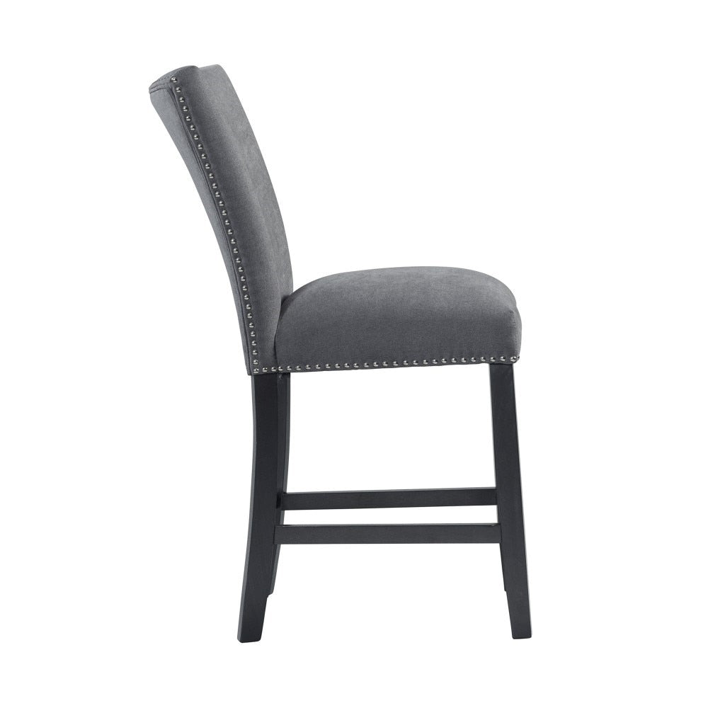 Picket House Furnishings - Stratton Counter Height Side Chair Set in Charcoal - CTC130CSC veiw 4