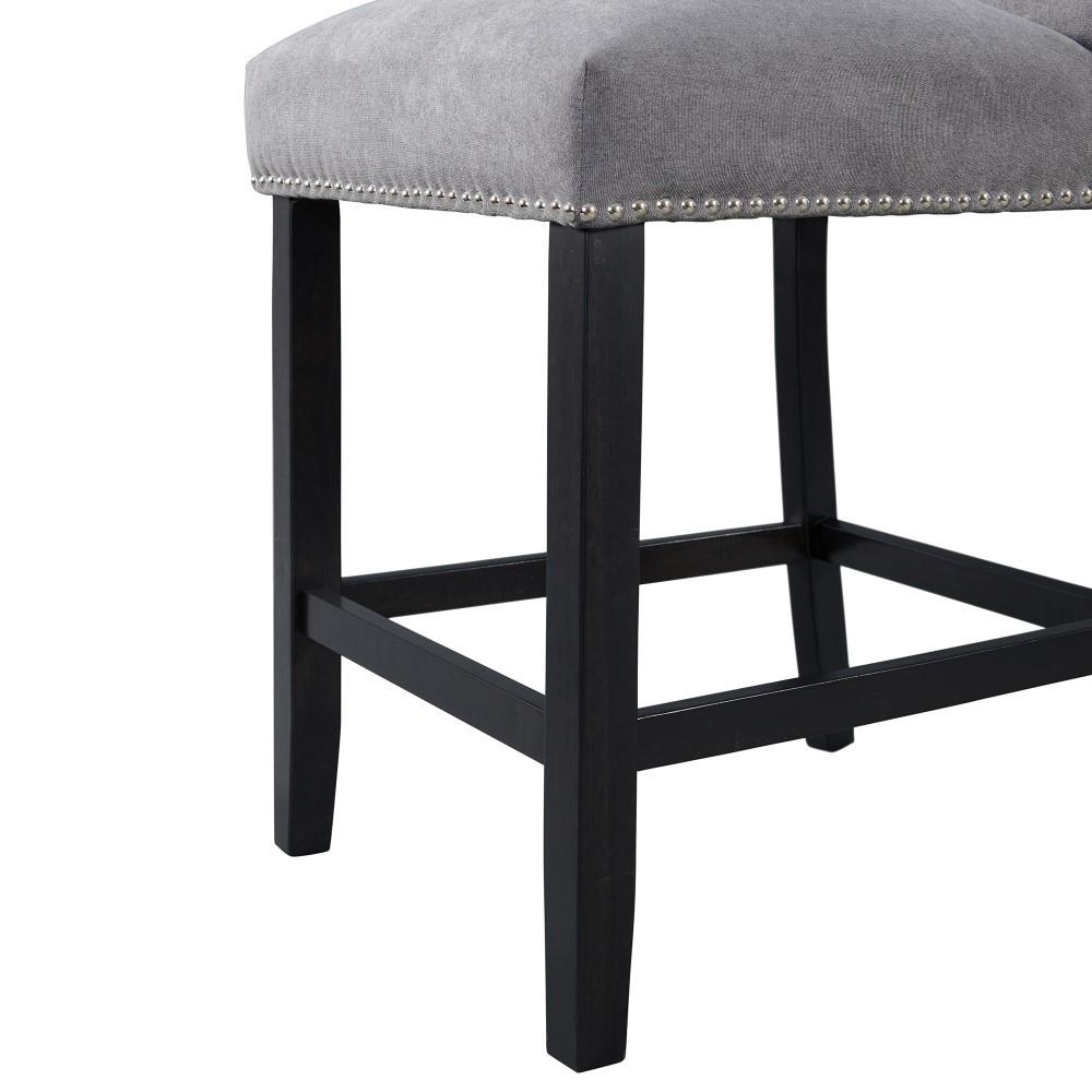 Picket House Furnishings - Stratton Counter Height Side Chair Set in Charcoal - CTC130CSC veiw 10