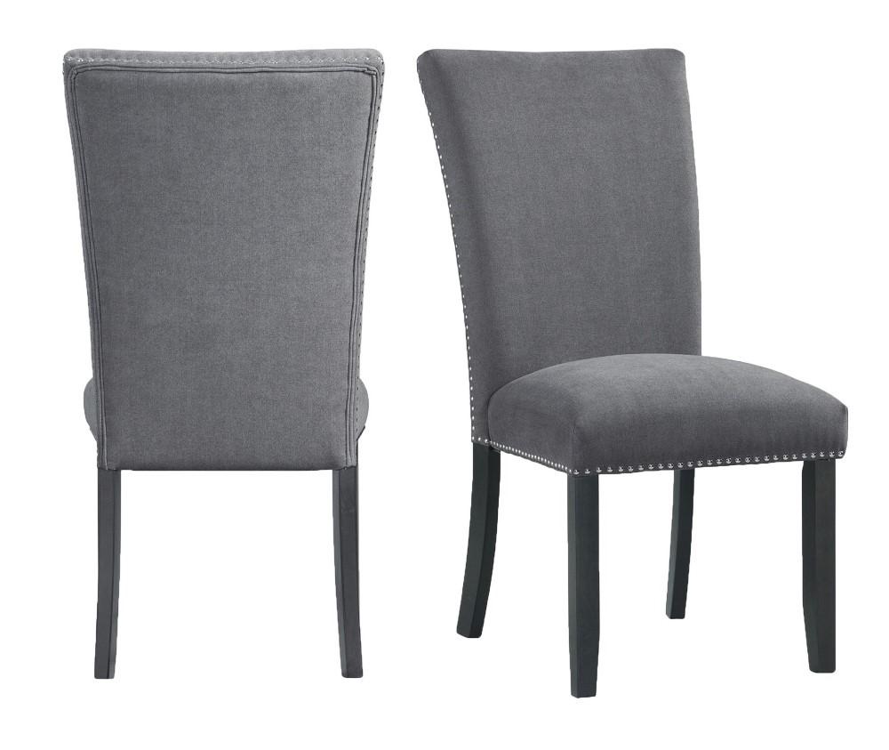 Picket House Furnishings - Stratton Standard Height Side Chair in Charcoal (Set of 2) - CTC130SC veiw 1