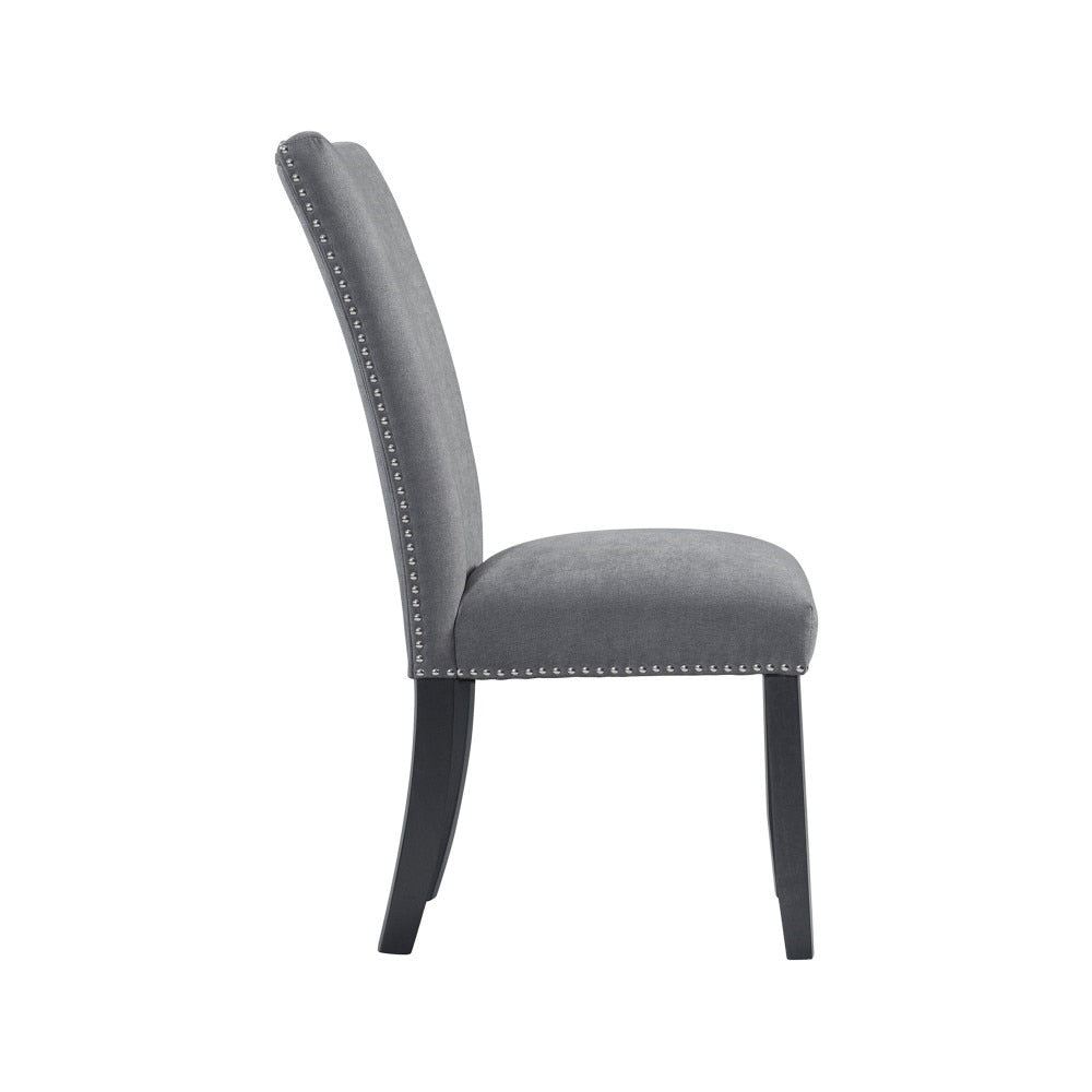Picket House Furnishings - Stratton Standard Height Side Chair in Charcoal (Set of 2) - CTC130SC veiw 4