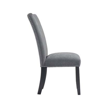 Picket House Furnishings - Stratton Standard Height Side Chair in Charcoal (Set of 2) - CTC130SC veiw 4