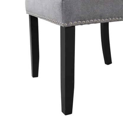 Picket House Furnishings - Stratton Standard Height Side Chair in Charcoal (Set of 2) - CTC130SC veiw 10