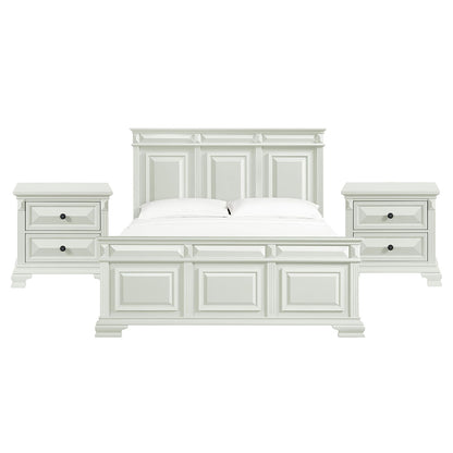 Picket House Furnishings - Sumner King 3PC Bedroom Set in Antique White - B-10980-7-KB-NS2 view 1