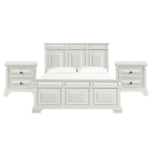 Picket House Furnishings - Sumner King 3PC Bedroom Set in Antique White - B-10980-7-KB-NS2 view 1