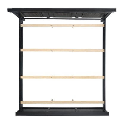 Picket House Furnishings - Sumner King 4PC Bedroom Set in Black - B-10980-8-KB-NSCH view 9