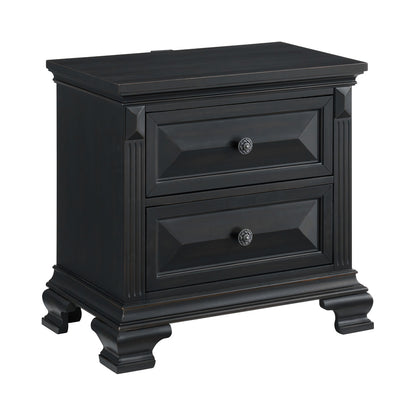 Picket House Furnishings - Sumner King 5PC Bedroom Set in Black - B-10980-8-KB-NSDRC view 2