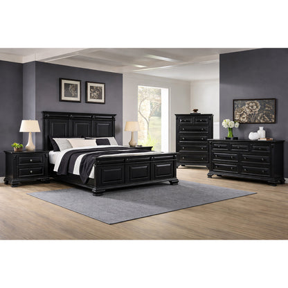 Picket House Furnishings - Sumner King 5PC Bedroom Set in Black - B-10980-8-KB-NSDRC view 3