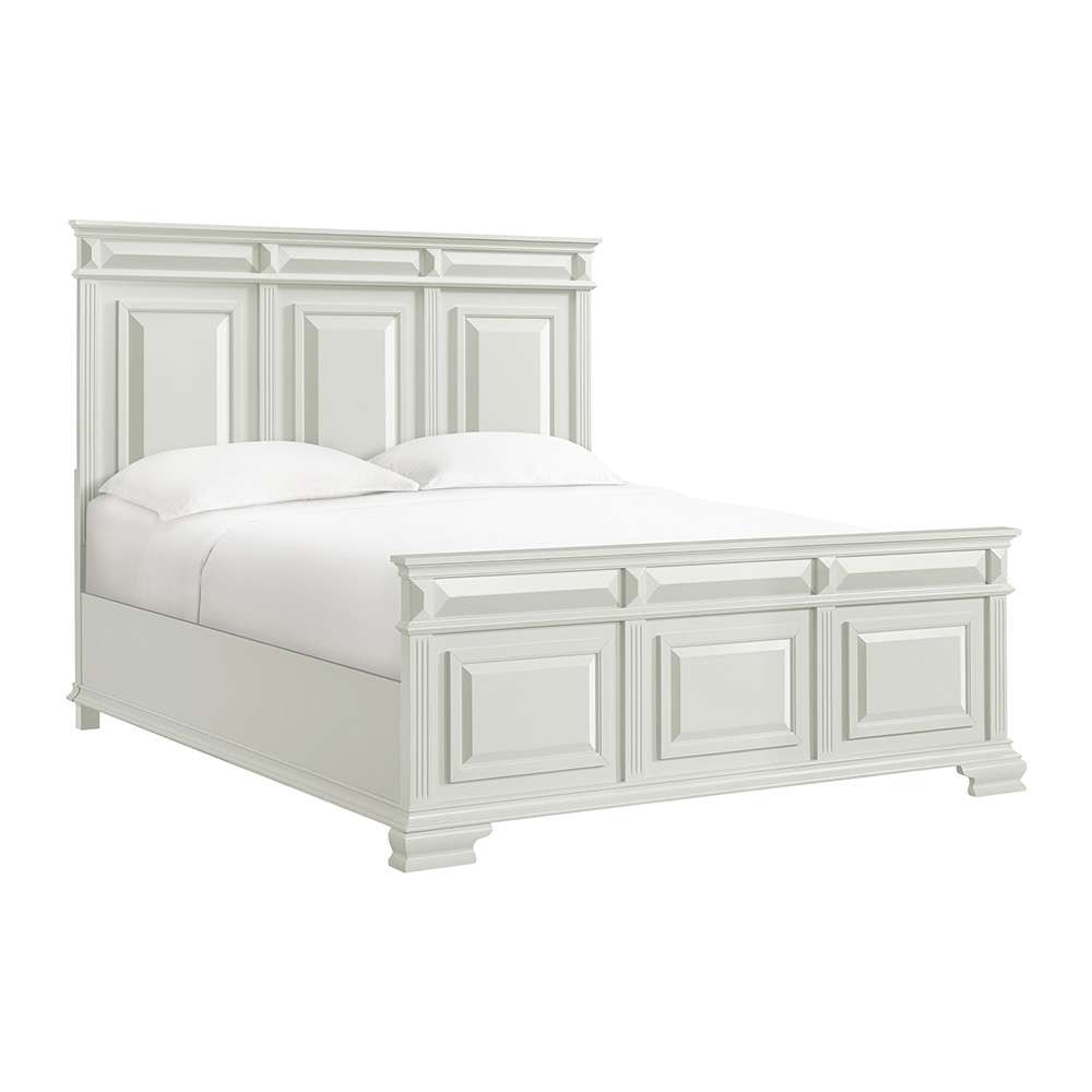 Picket House Furnishings - Sumner King Panel Bed in Antique White - B-10980-7-KB veiw 1