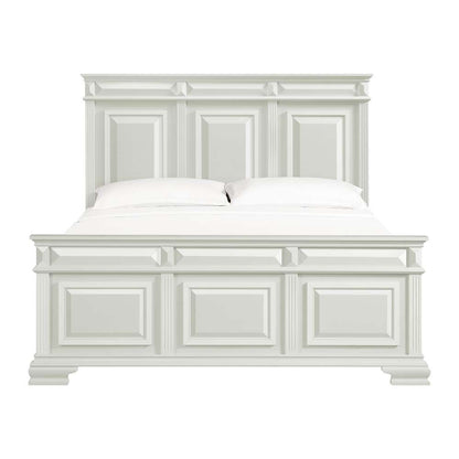 Picket House Furnishings - Sumner King Panel Bed in Antique White - B-10980-7-KB veiw 2