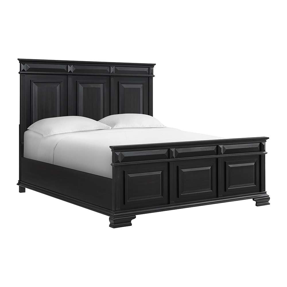 Picket House Furnishings - Sumner King Panel Bed in Black - B-10980-8-KB veiw 1
