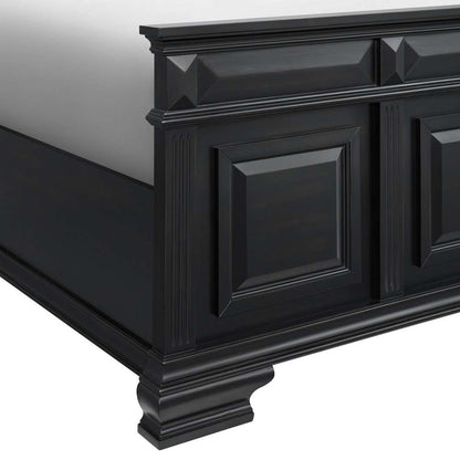 Picket House Furnishings - Sumner King Panel Bed in Black - B-10980-8-KB veiw 4