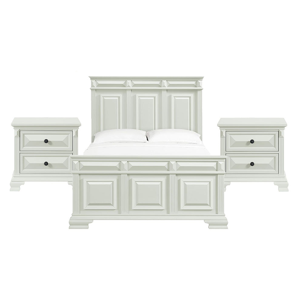 Picket House Furnishings - Sumner Queen 3PC Bedroom Set in Antique White - B-10980-7-QB-NS2 view 1