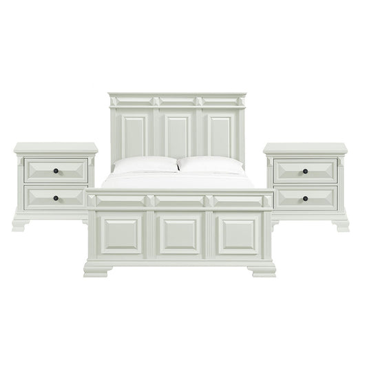 Picket House Furnishings - Sumner Queen 3PC Bedroom Set in Antique White - B-10980-7-QB-NS2 view 1