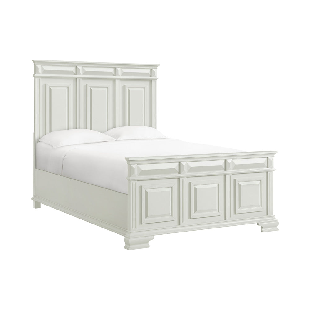 Picket House Furnishings - Sumner Queen 5PC Bedroom Set in Antique White - B-10980-7-QB-NSDRC view 4