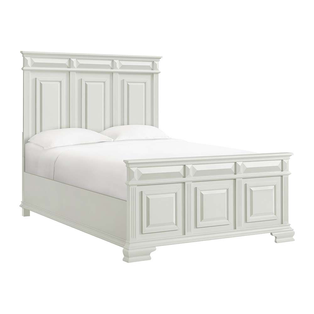 Picket House Furnishings - Sumner Queen Panel Bed in Antique White - B-10980-7-QB veiw 1