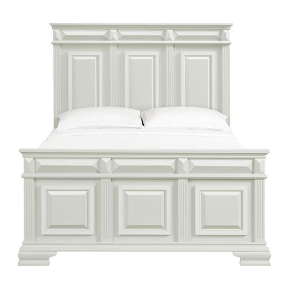 Picket House Furnishings - Sumner Queen Panel Bed in Antique White - B-10980-7-QB veiw 2