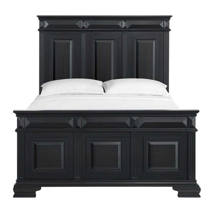 Picket House Furnishings - Sumner Queen Panel Bed in Black - B-10980-8-QB veiw 2