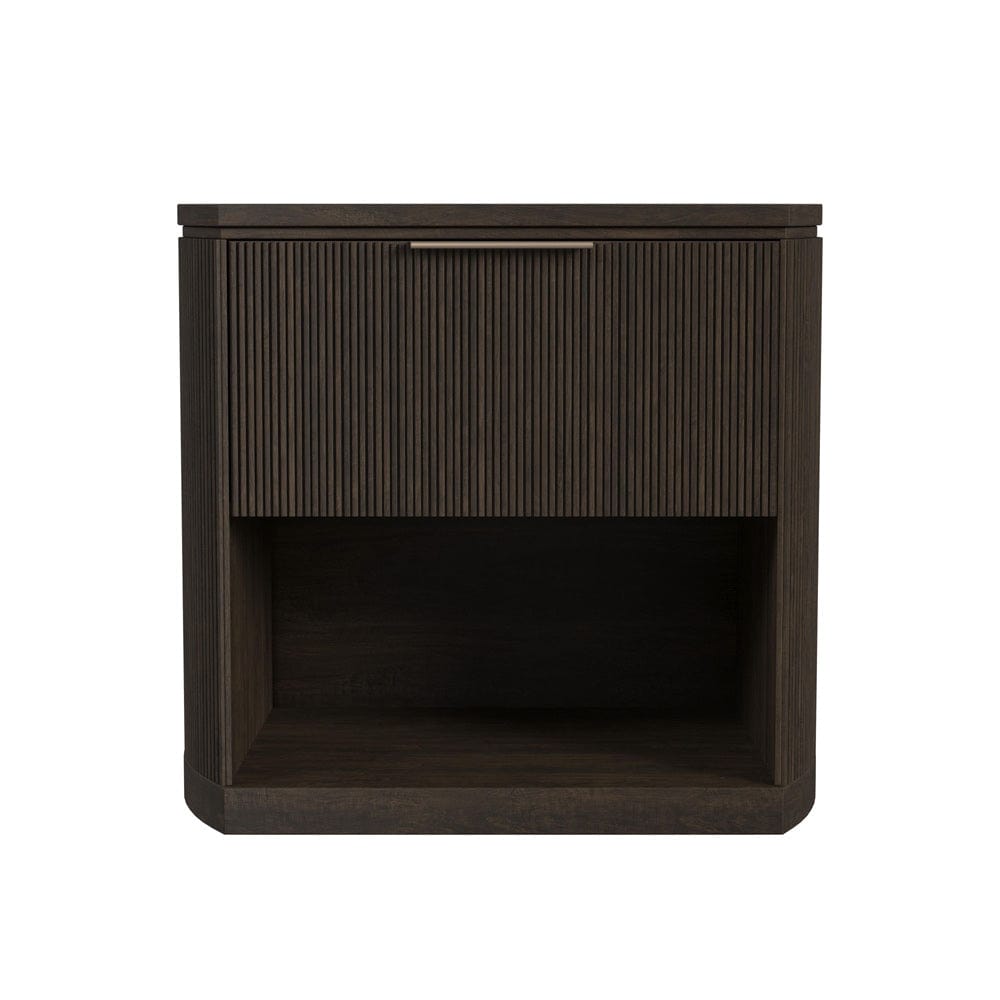 Picket House Furnishings - Sutton 1-Drawer Nightstand with Touch Light in Dark Brown LED - B-16000-5-NS view 4