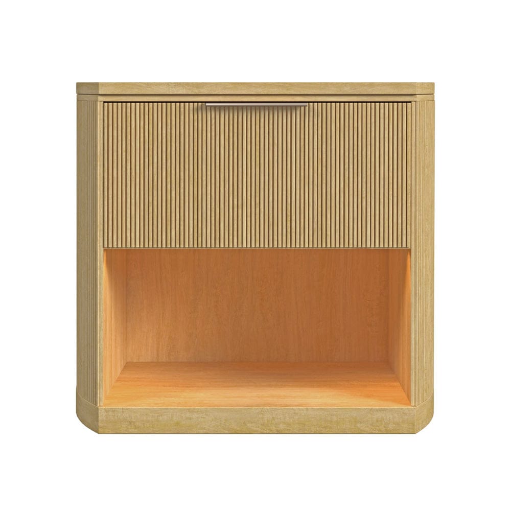 Picket House Furnishings -  Sutton  1-Drawer Nightstand with Touch Light in Natural LED - B-16000-6-NS view 2