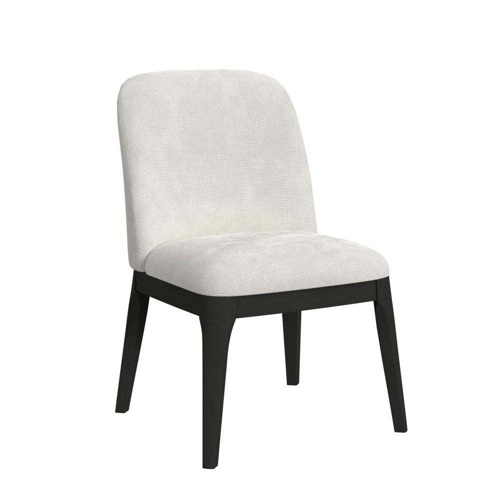 Picket House Furnishings - Sutton  5PC Standard Height Dining Set in Black with Grain-Round Table and Four Chairs - D-16000-8W-RDT-5PC view 3