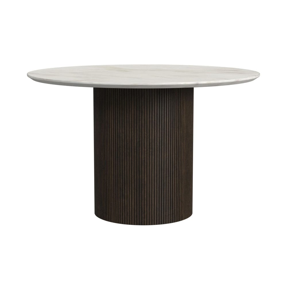 Picket House Furnishings - Sutton 5PC Standard Height Dining Set in Dark Brown-Round Table and Four Chairs - D-16000-5-RDT-5PC view 2