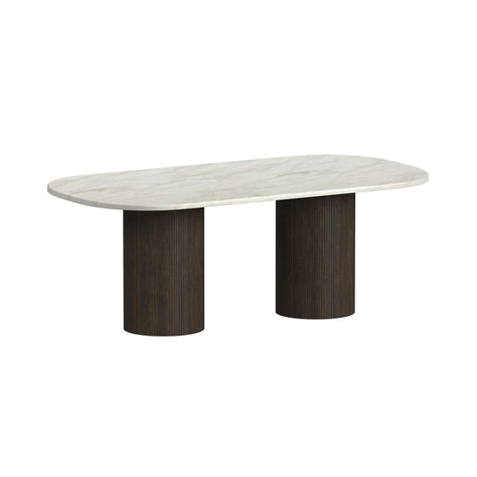 Picket House Furnishings - Sutton  7PC Standard Height Dining Set in Dark Brown-Oval Table and Six Chairs - D-16000-5-DT-7PC view 2
