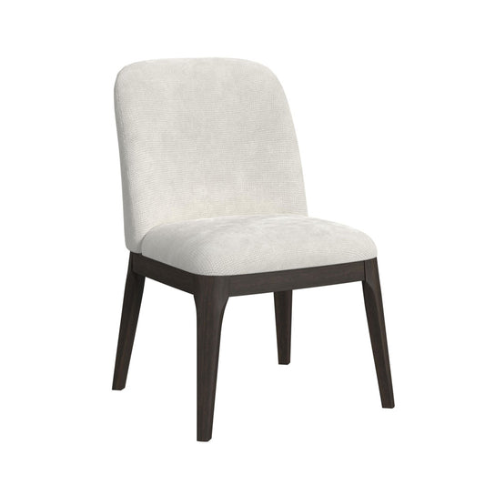 Picket House Furnishings - Sutton Dining Side Chair with White Fabric in Dark Brown (2 Per Carton) - D-16000-5-SC view 1