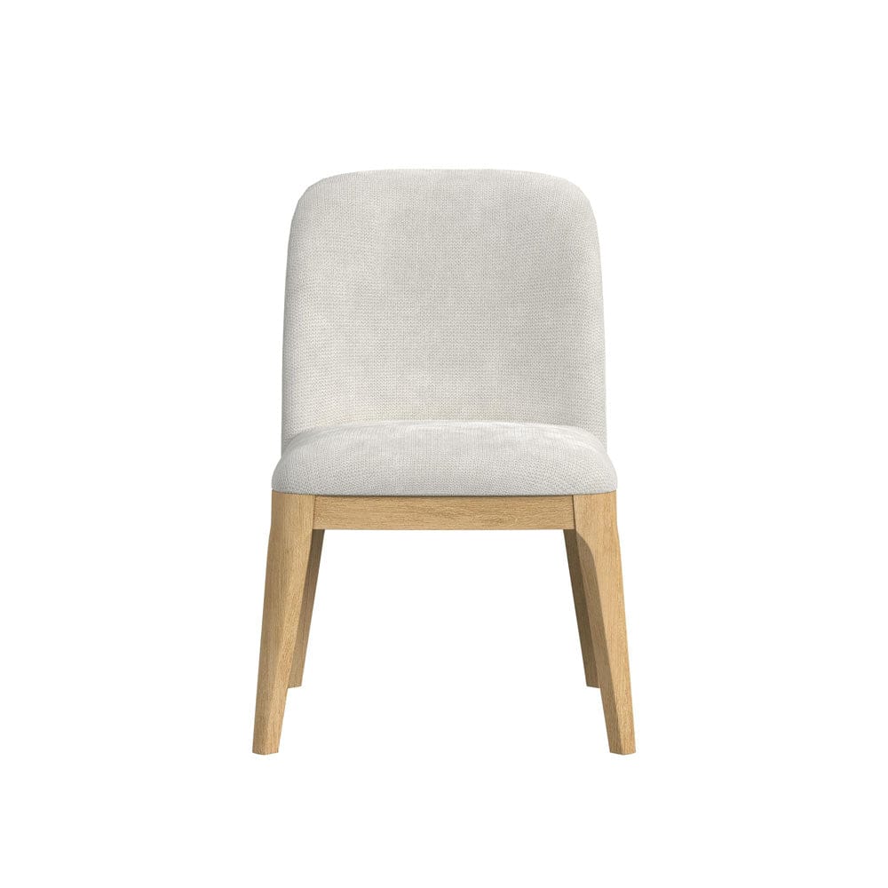 Picket House Furnishings -  Sutton Dining Side Chair with White Fabric in Natural Set of 2 - D-16000-6-SC view 3