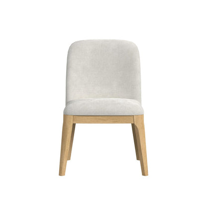 Picket House Furnishings -  Sutton Dining Side Chair with White Fabric in Natural Set of 2 - D-16000-6-SC view 3