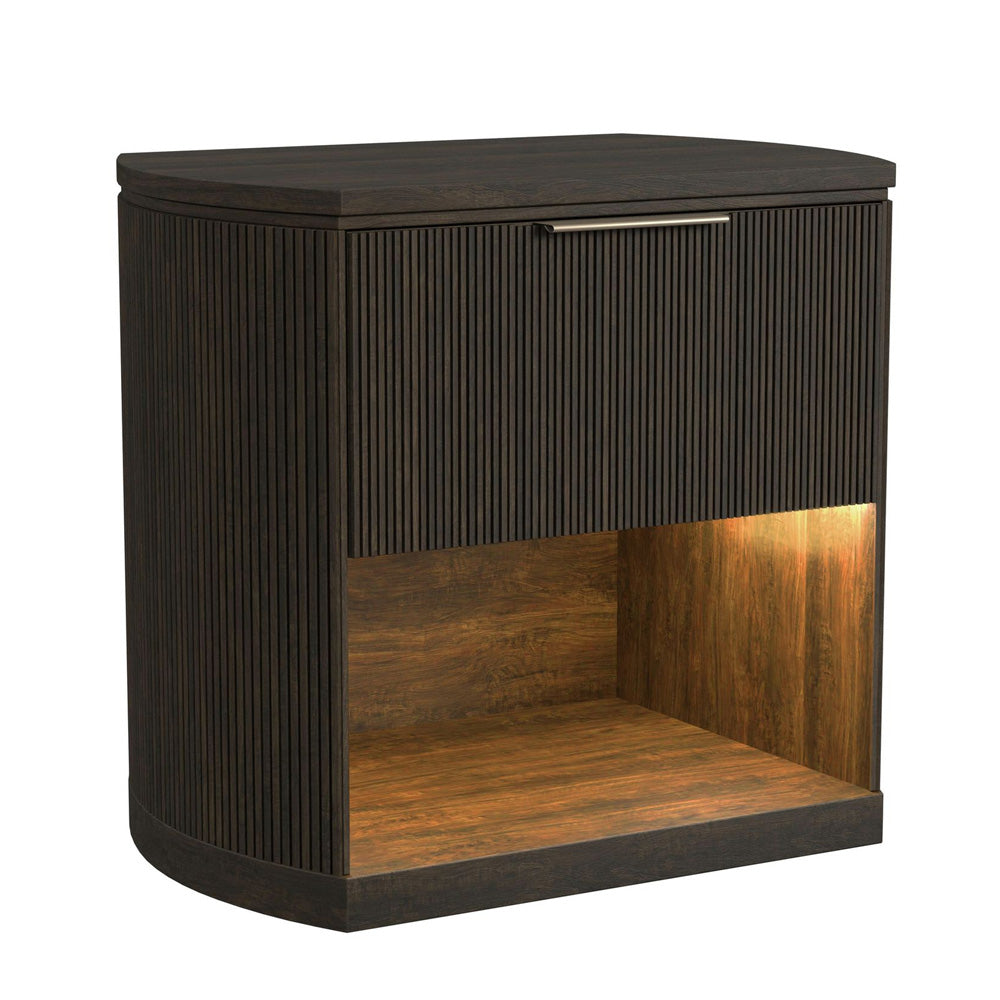 Picket House Furnishings - Sutton King Uph 3PC Bedroom Set in Dark Brown - B-16000-5-KUB-NS2 view 2