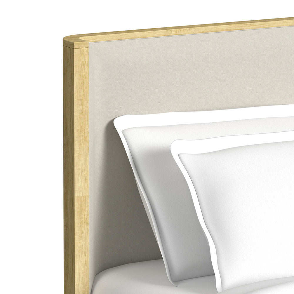 Picket House Furnishings - Sutton King Uph 4PC Bedroom Set in Natural - B-16000-6-KUB-NSCH view 5