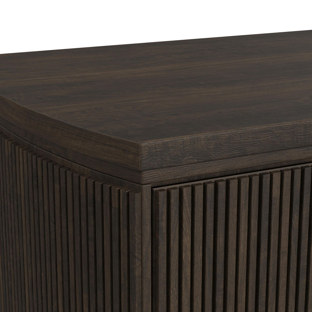 Picket House Furnishings - Sutton Queen Uph 3PC Bedroom Set in Dark Brown - B-16000-5-QUB-NS2 view 7