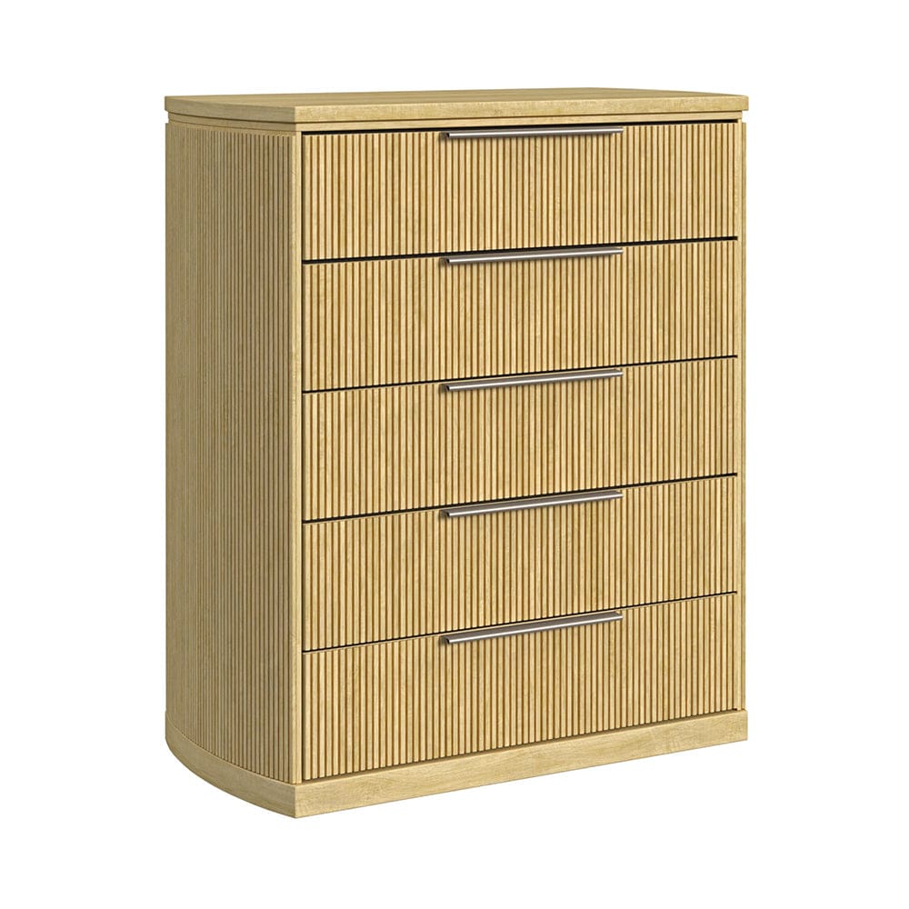 Picket House Furnishings -  Sutton Queen UPH 5PC Bedroom Set with White Fabric in Natural - B-16000-6-QUB-5PC view 4
