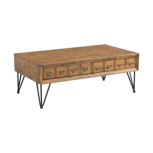 Picket House Furnishings - Tanner Coffee Table in Light Walnut - TBN100CTE veiw 1