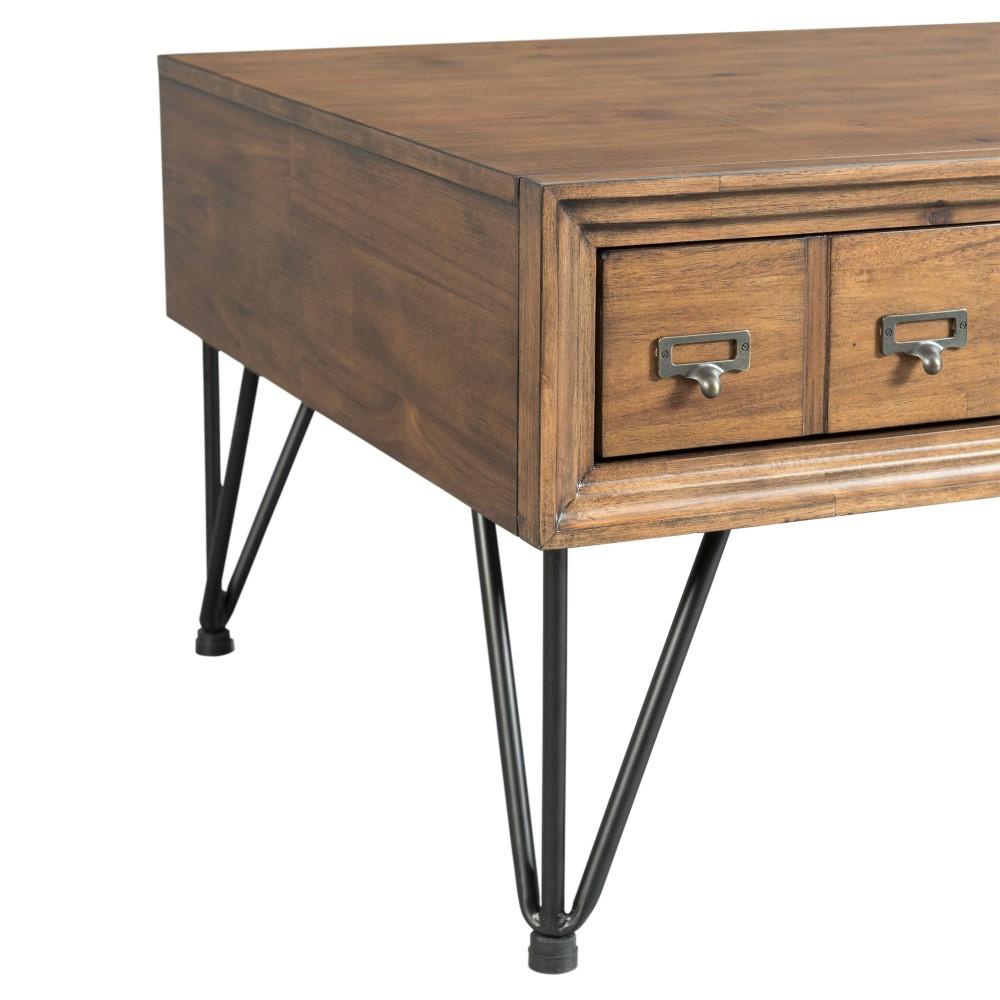 Picket House Furnishings - Tanner Coffee Table in Light Walnut - TBN100CTE veiw 7