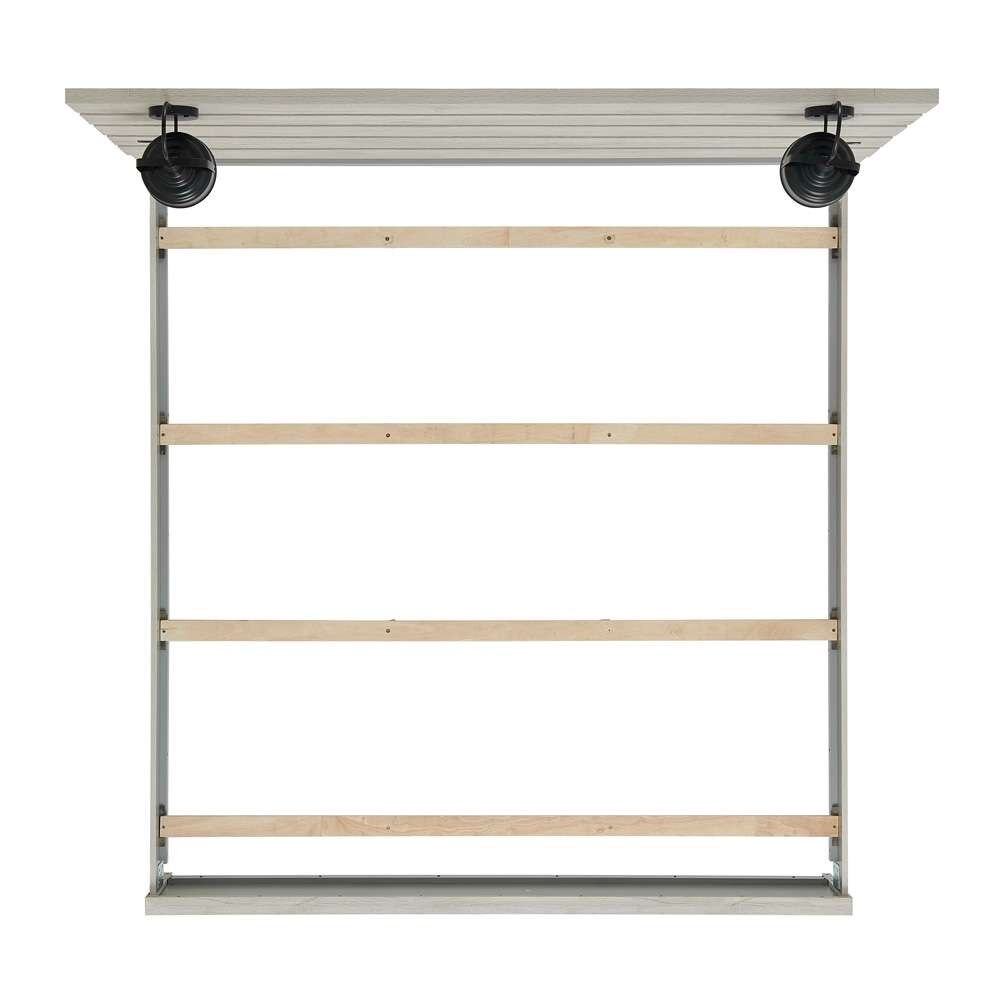 Picket House Furnishings - Tarrant King Bed with Lights & USB in White - B-3460-7-KBL veiw 4