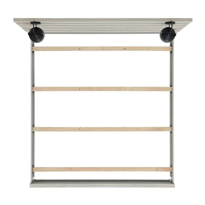 Picket House Furnishings - Tarrant King Bed with Lights & USB in White - B-3460-7-KBL veiw 4