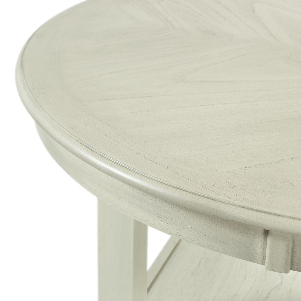 Picket House Furnishings - Taylor Counter Height 5PC Dining Set in Bisque - DAH750C5PC veiw 4