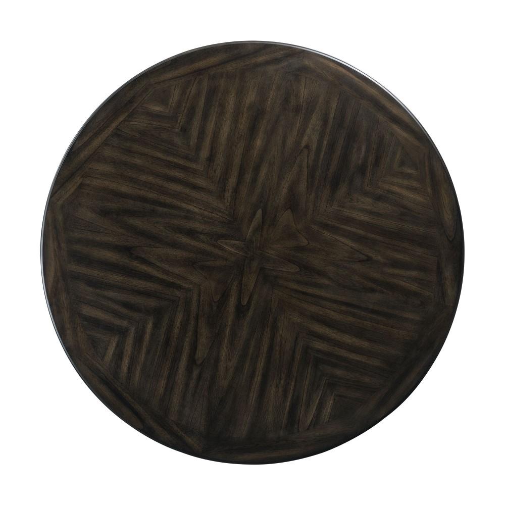 Picket House Furnishings - Taylor Counter Height Faux Leather 5PC Dining Set in Walnut - DAH555PC5PC veiw 3