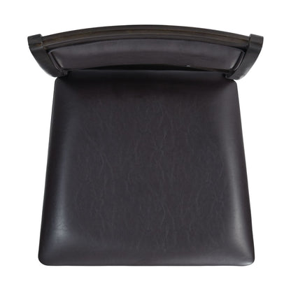 Picket House Furnishings - Taylor Counter Height Faux Leather Side Chair in Walnut (Set of 2) - DAH555PCSC veiw 6