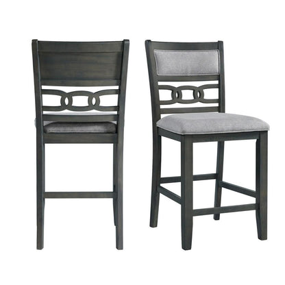 Picket House Furnishings - Taylor Counter Height Side Chair (Set of 2) in Gray - DAH350CSC veiw 1