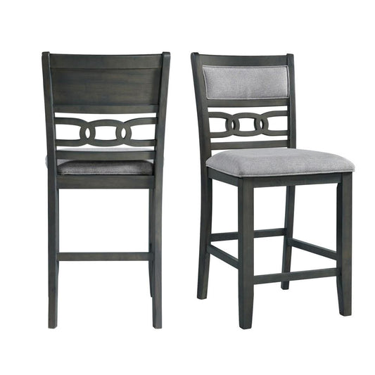 Picket House Furnishings - Taylor Counter Height Side Chair (Set of 2) in Gray - DAH350CSC veiw 1